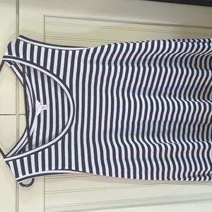 Time and Tru striped dress, navy and white strips, size XXL/22
